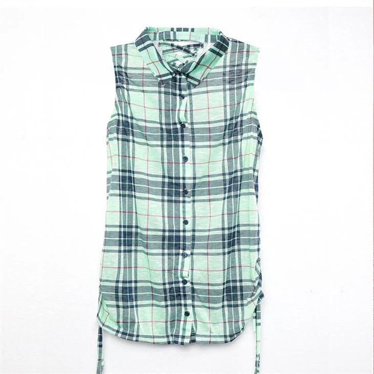 Ladies High Quality Plaid Shirts