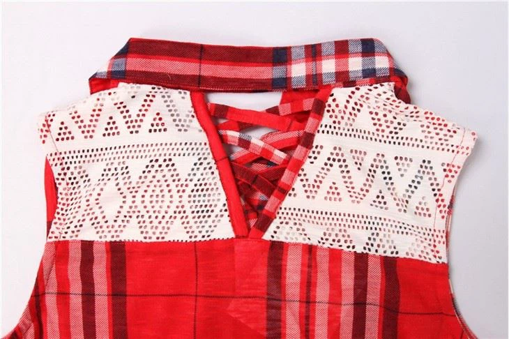 Ladies High Quality Plaid Shirts